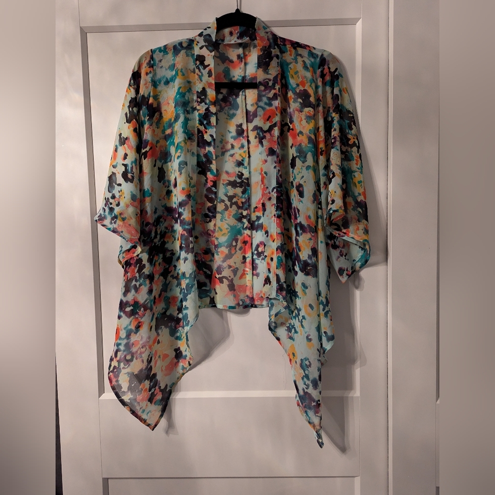 Calvin Klein Multicolor Kimono Wrap